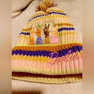 Barbie knit hat for girls